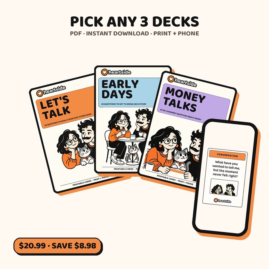 Pick any 3 Heartside decks bundle